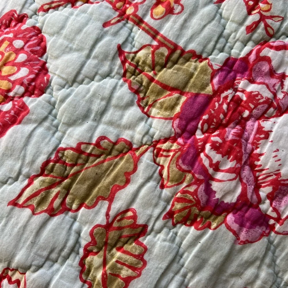 Pottery Barn Floral Euro Pillow Cover (only cover)